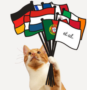 Legal Stuff...Orange Cat Holding EU Country Flags